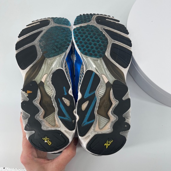 Mizuno Wave Elixir 3 Men Running Shoes Silver Blue Size 10.5 - Picture 7 of 8